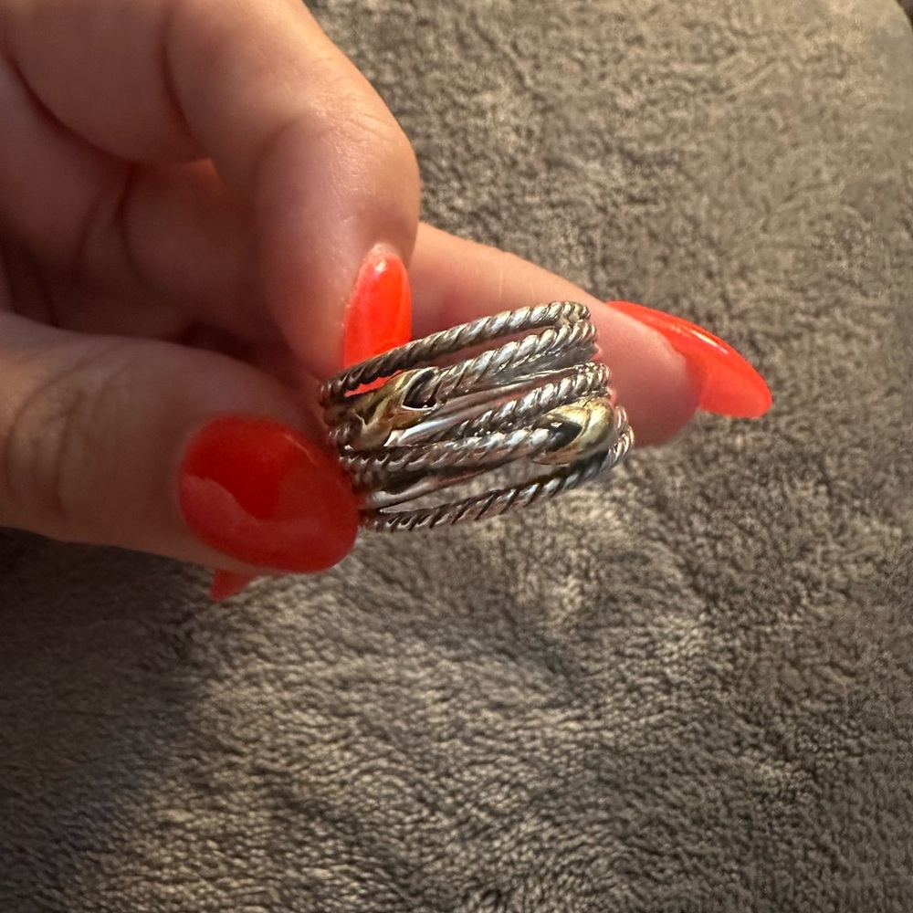 DAVID YURMAN Double X Crossover Ring